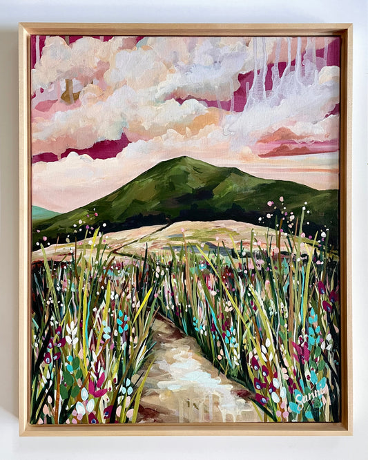 “Field at Sam Knob” 16x20 Local Landscapes Bold Collection