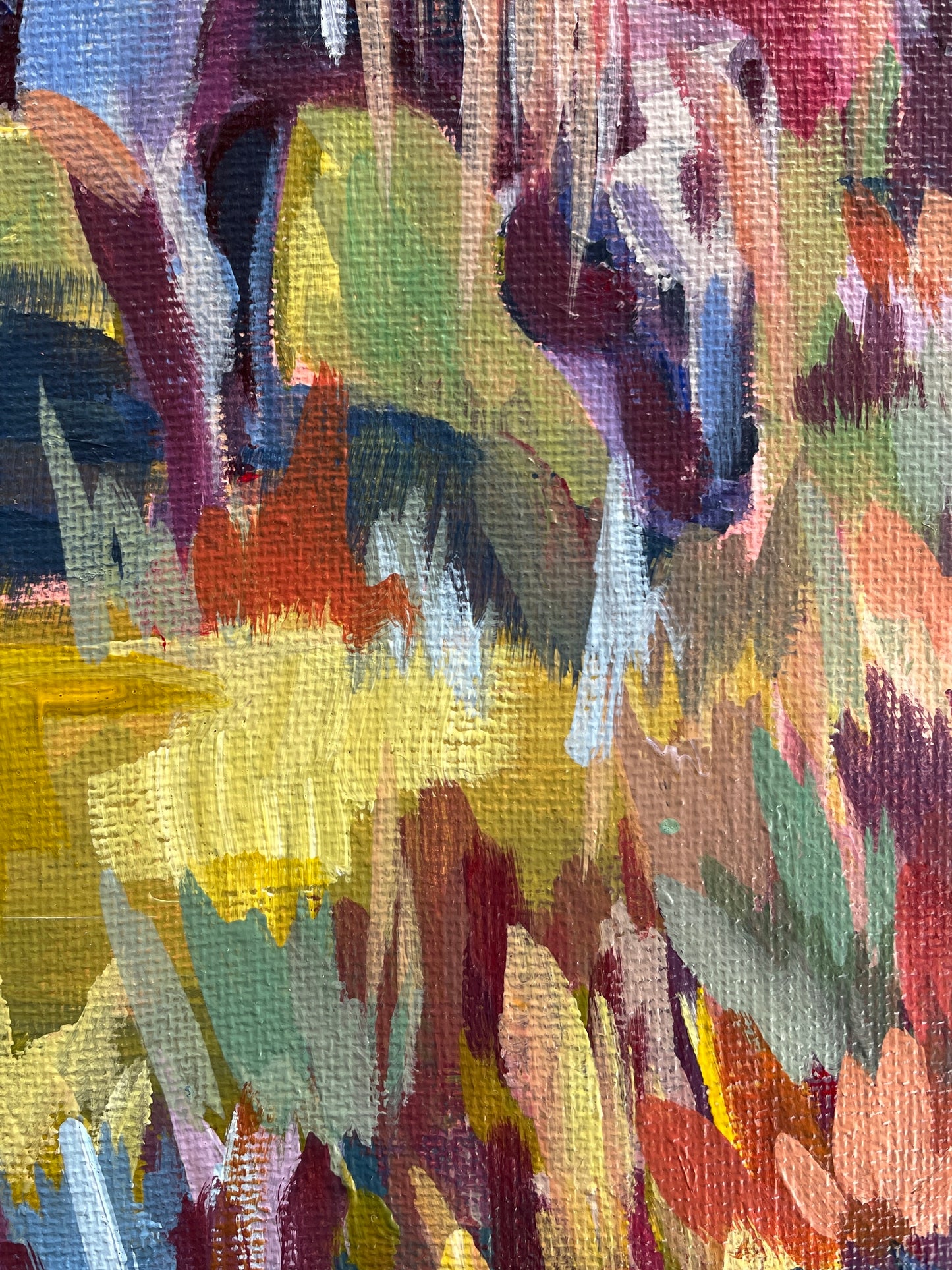 ‘Ponies on Wilburn Ridge' on Canvas 12x12”