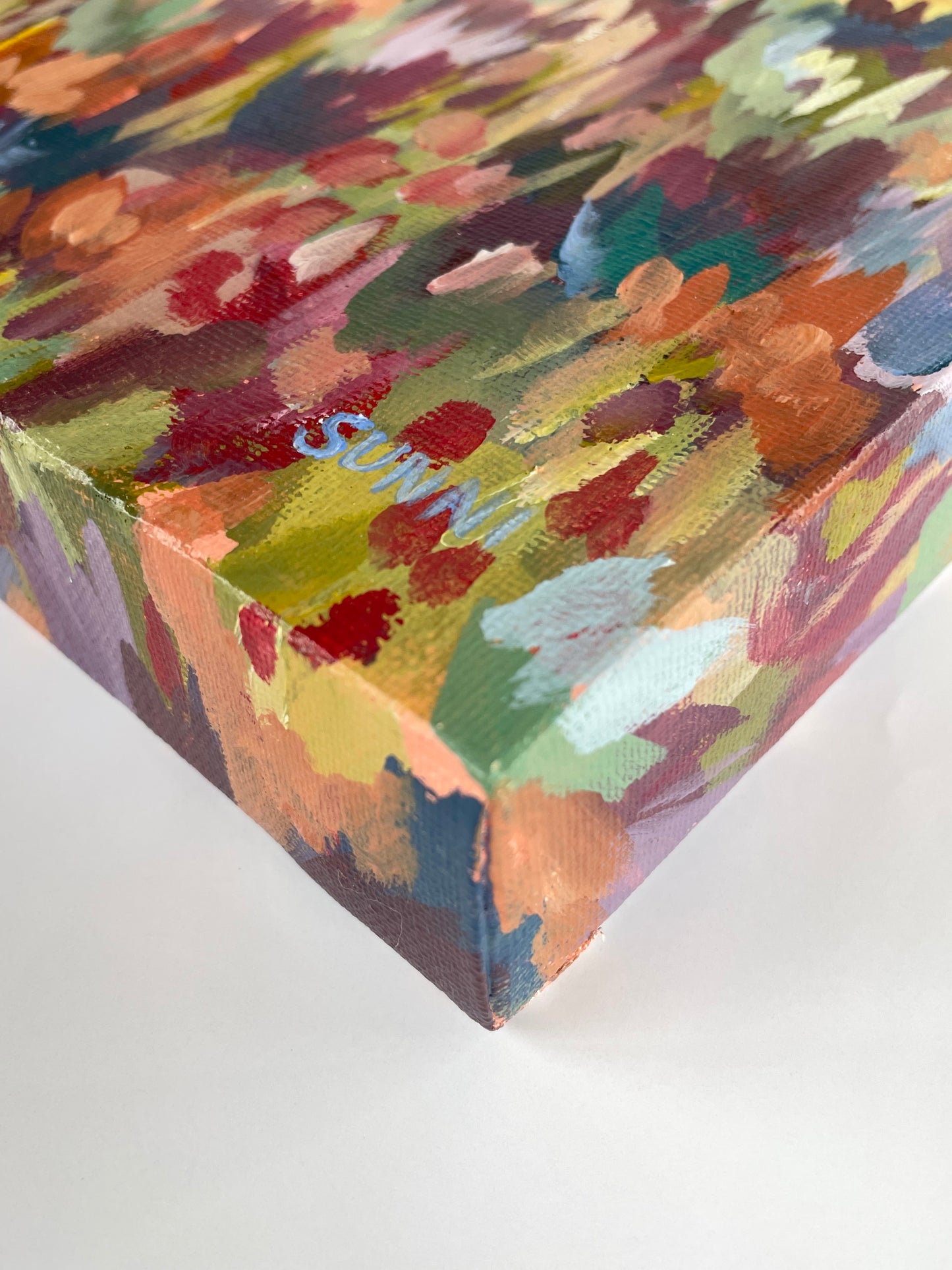 ‘Ponies on Wilburn Ridge' on Canvas 12x12”