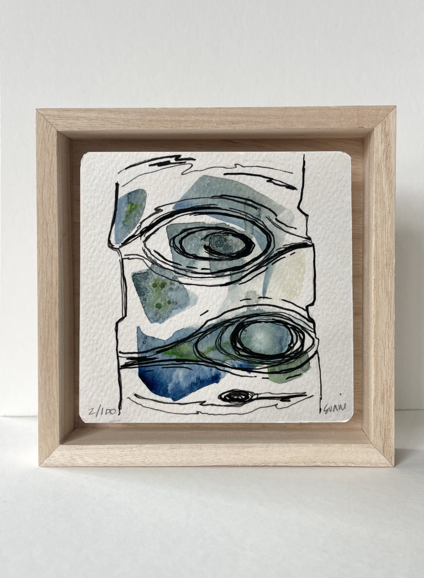 No. 2- Watercolor and Ink, Wonderness Project