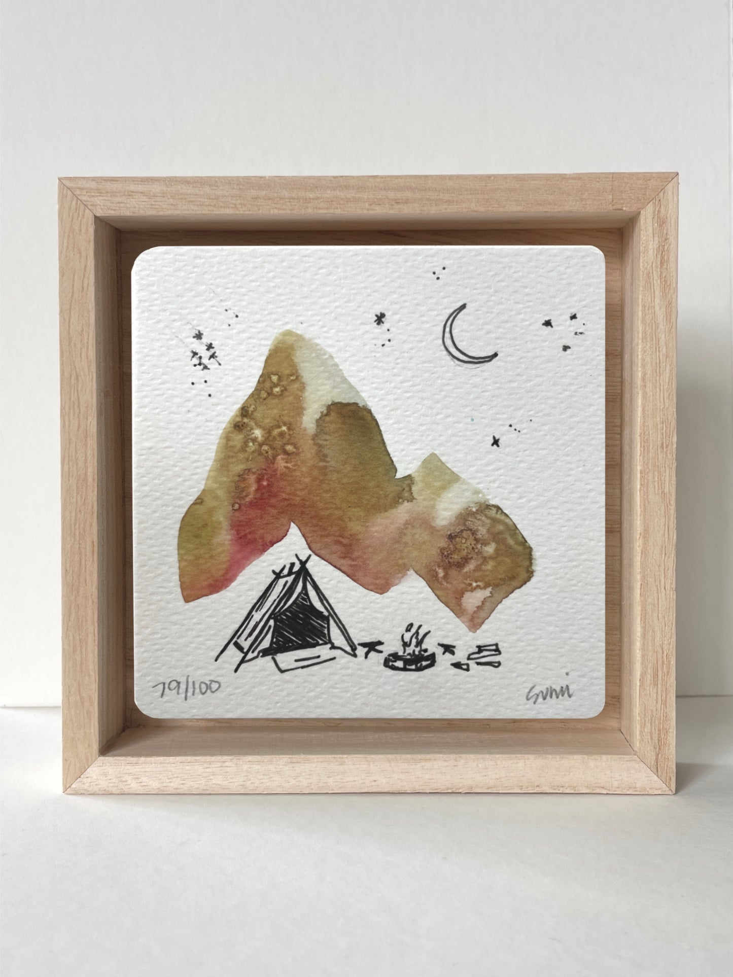 No. 79- Watercolor and Ink, Wonderness Project