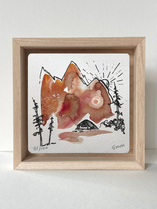 No. 81- Watercolor and Ink, Wonderness Project