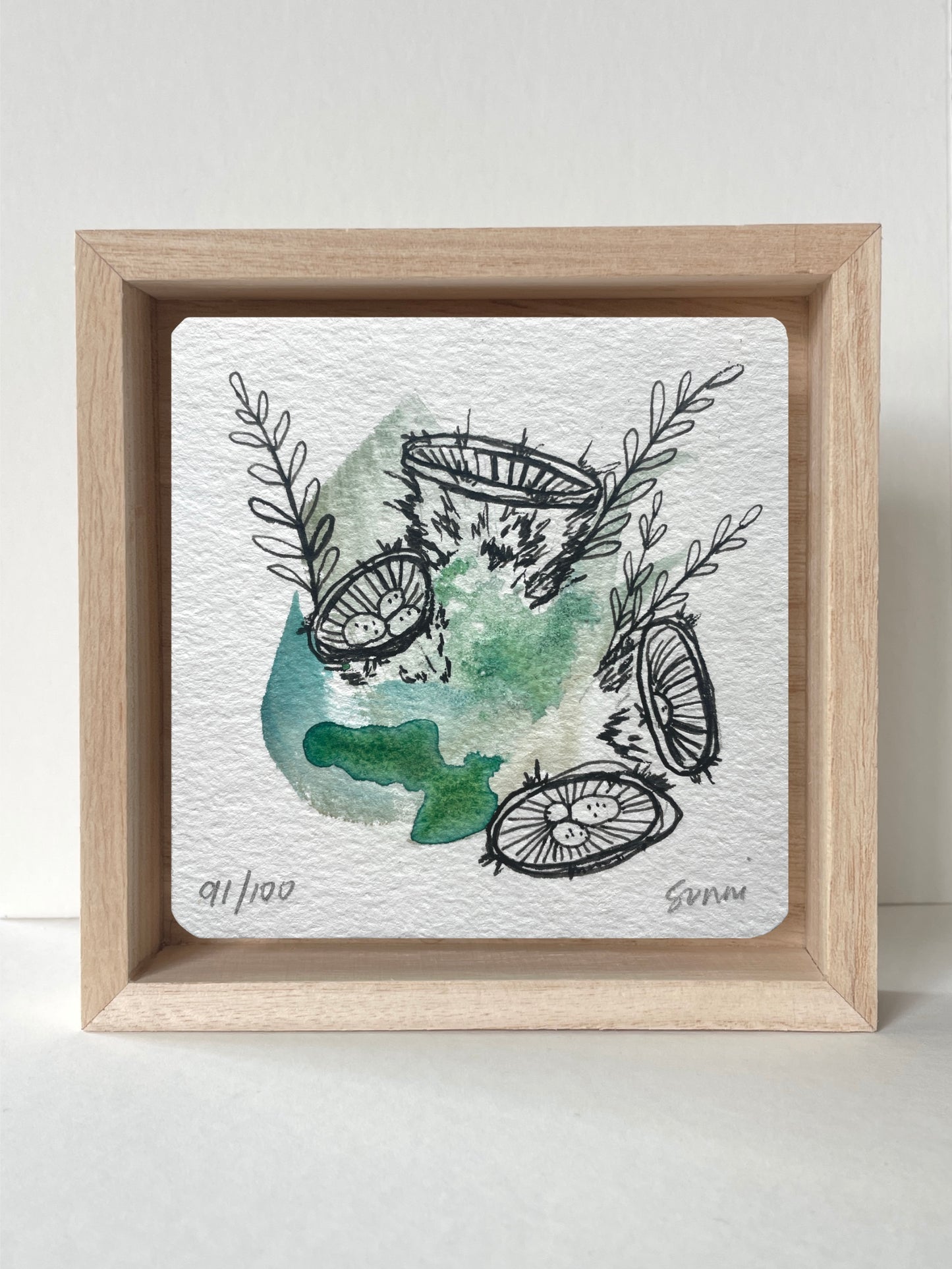 No. 91- Watercolor and Ink, Wonderness Project