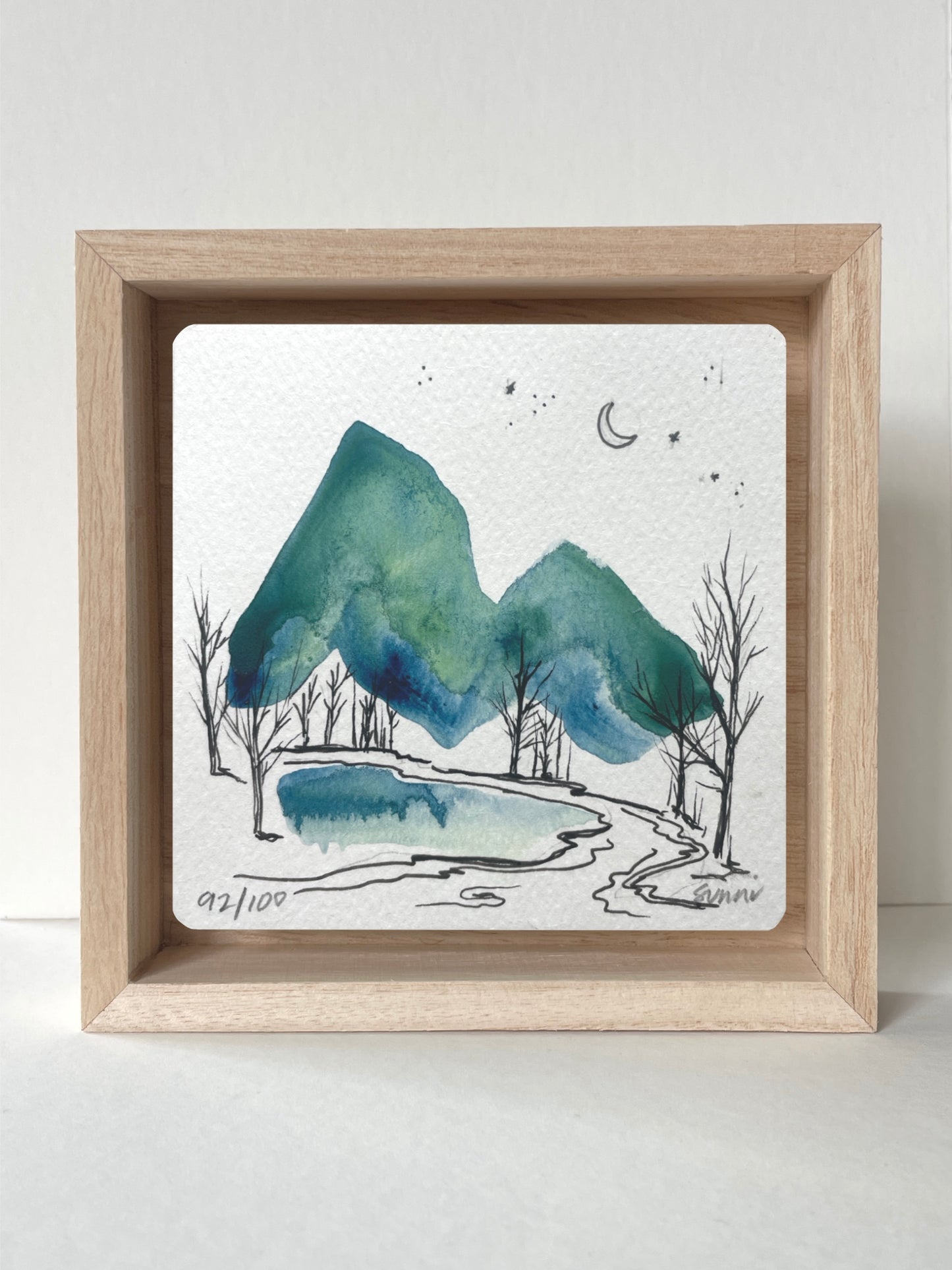 No. 92- Watercolor and Ink, Wonderness Project