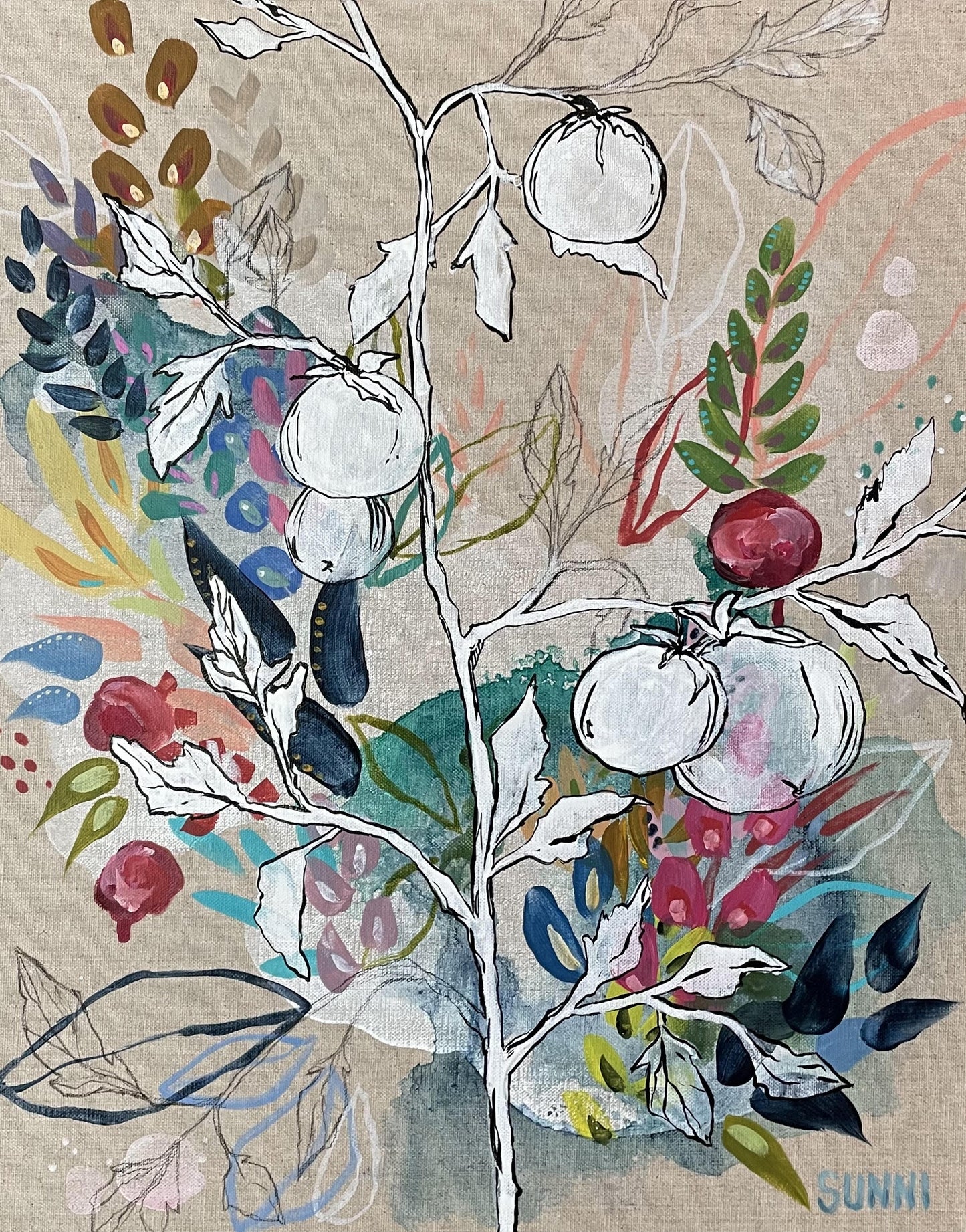 'Wanting was Enough' on Canvas 16x20"