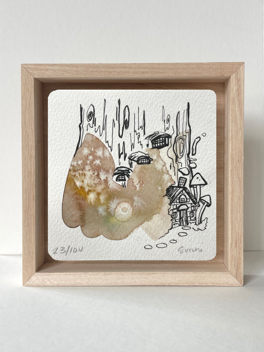 No. 23- Watercolor and Ink, Wonderness Project