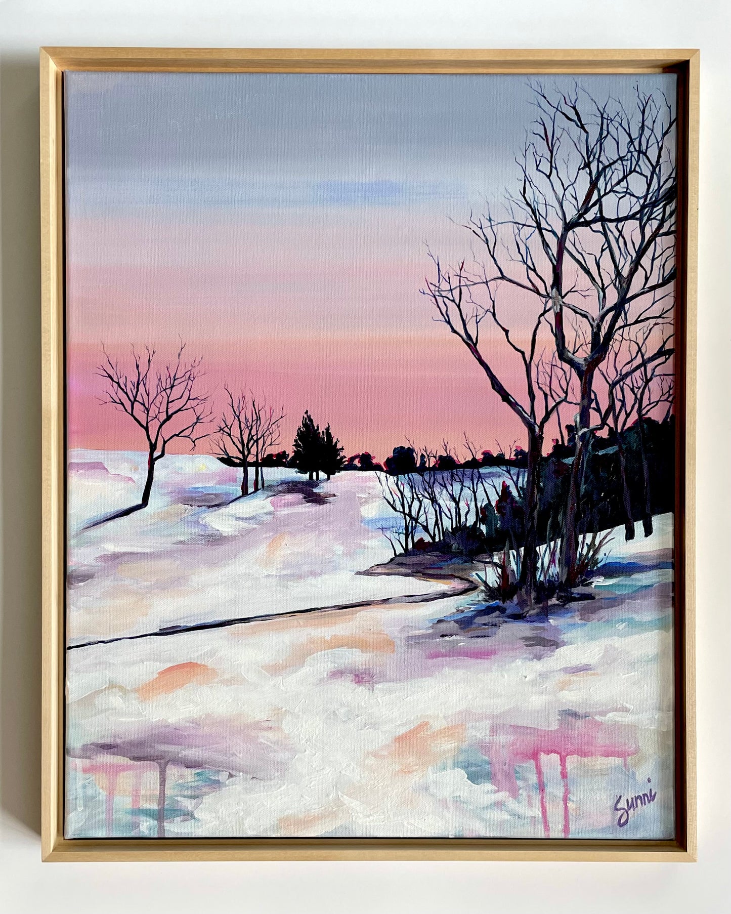 “The Slopes at Sunset” 16x20 Local Landscapes Bold Collection