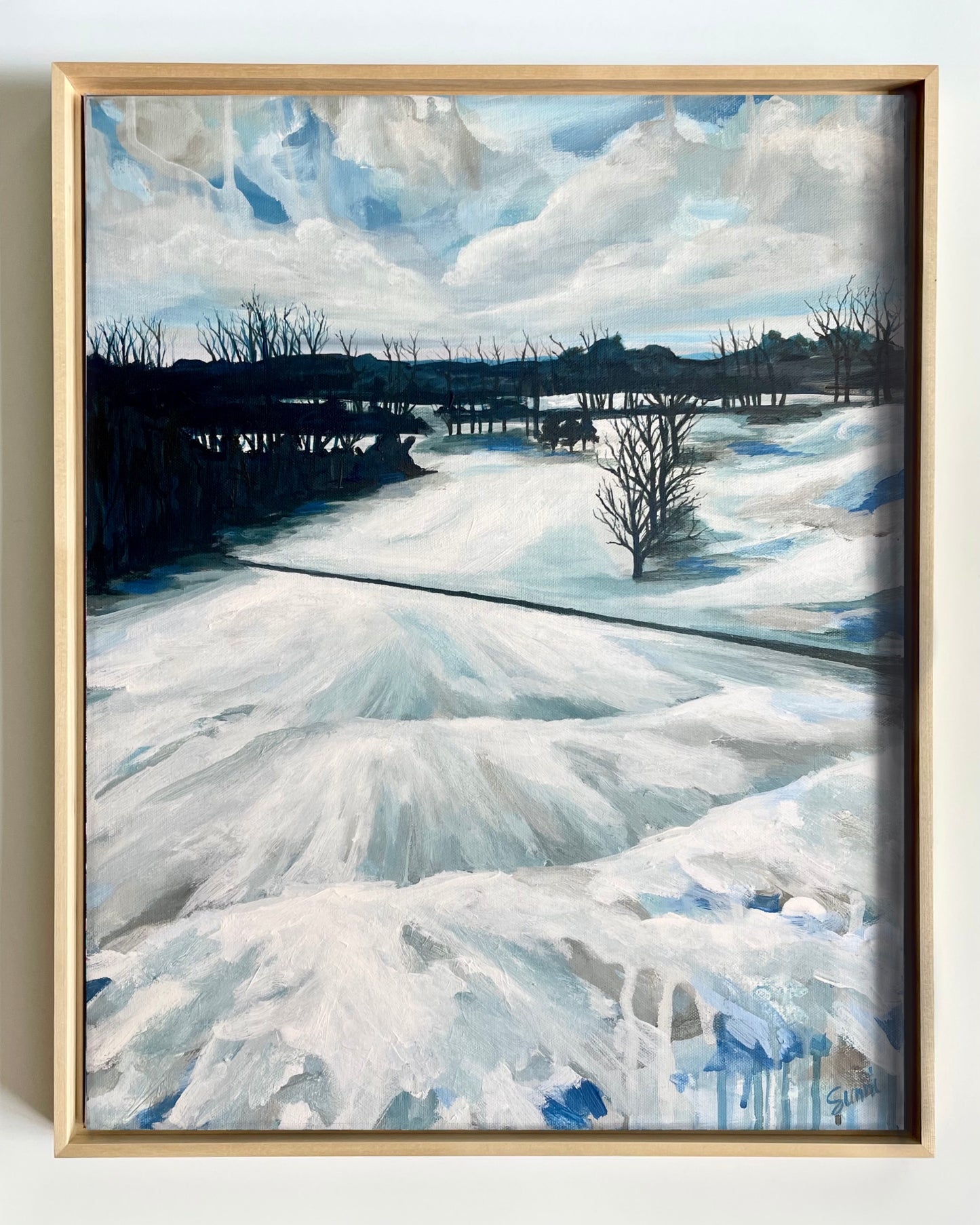 “The Slopes at Shelby” 16x20 Local Landscapes Bold Collection