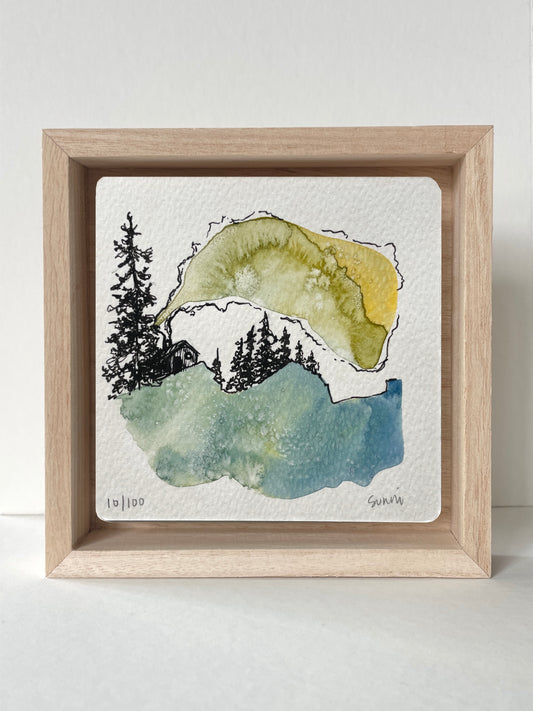 No. 10- Watercolor and Ink, Wonderness Project