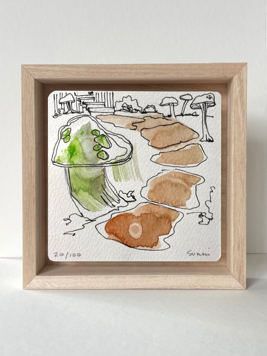 No. 20- Watercolor and Ink, Wonderness Project