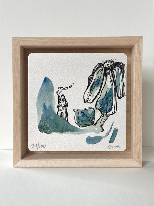 No. 24- Watercolor and Ink, Wonderness Project
