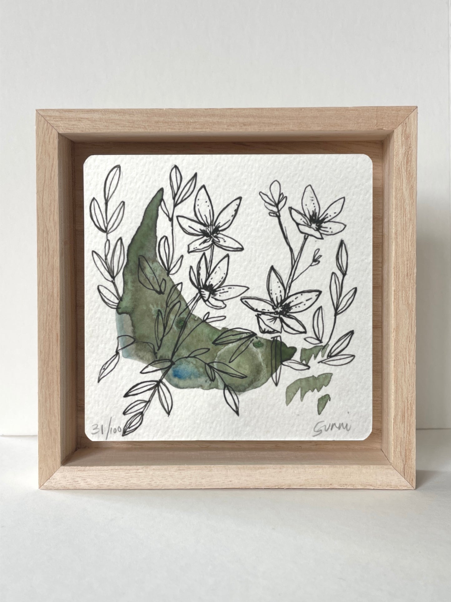 No. 31- Watercolor and Ink, Wonderness Project